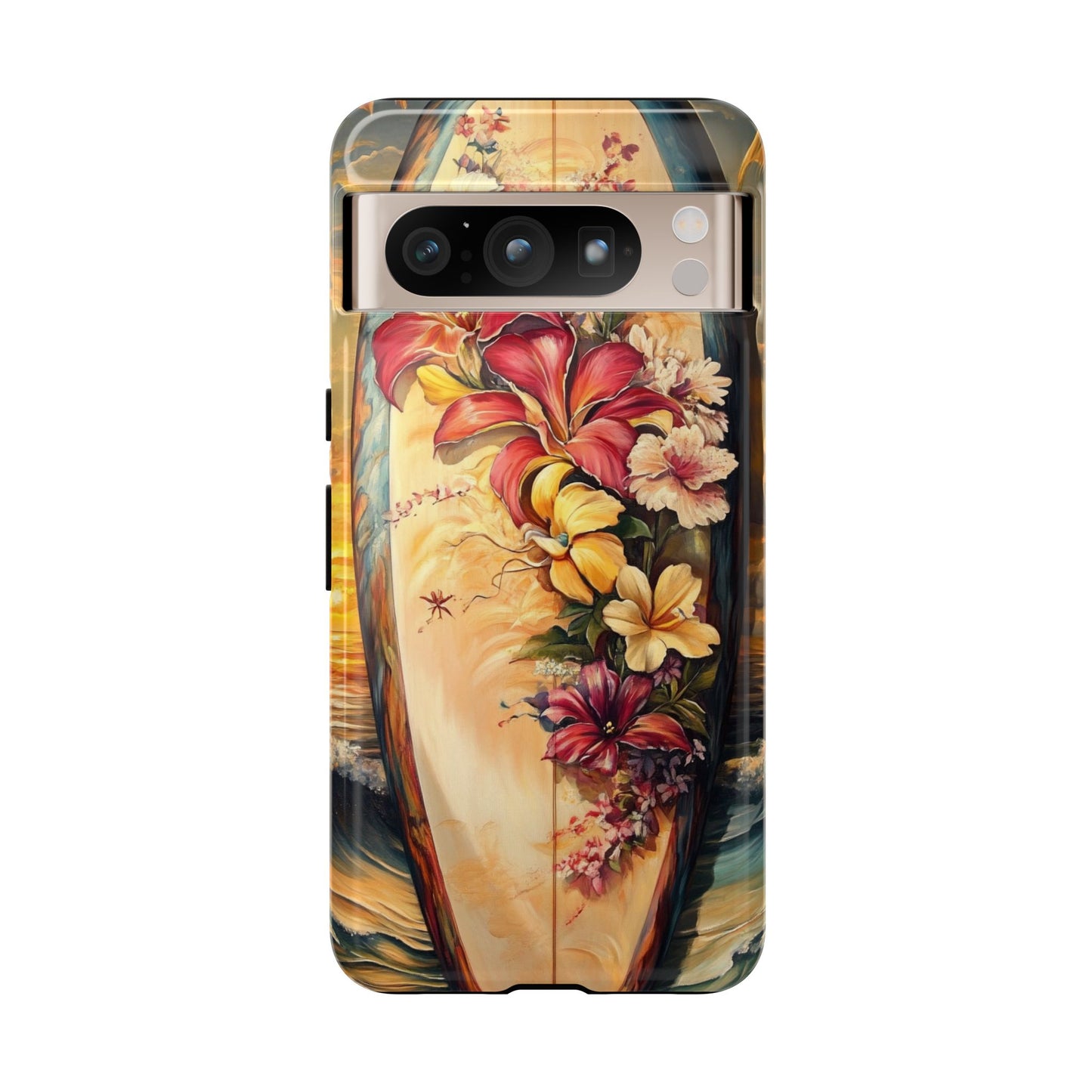 Retro Tropical Surf Art Phone Case