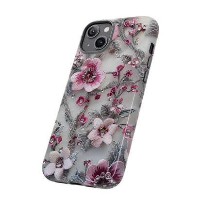 Coquette Aesthetic Floral Art iPhone 12 Case