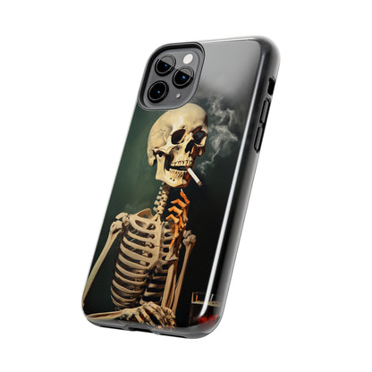 Smoking Skull iPhone Case | Edgy Style with a Mysterious Vibe for iPhone 11, 12, 13, 14, SE 2020 & Mor