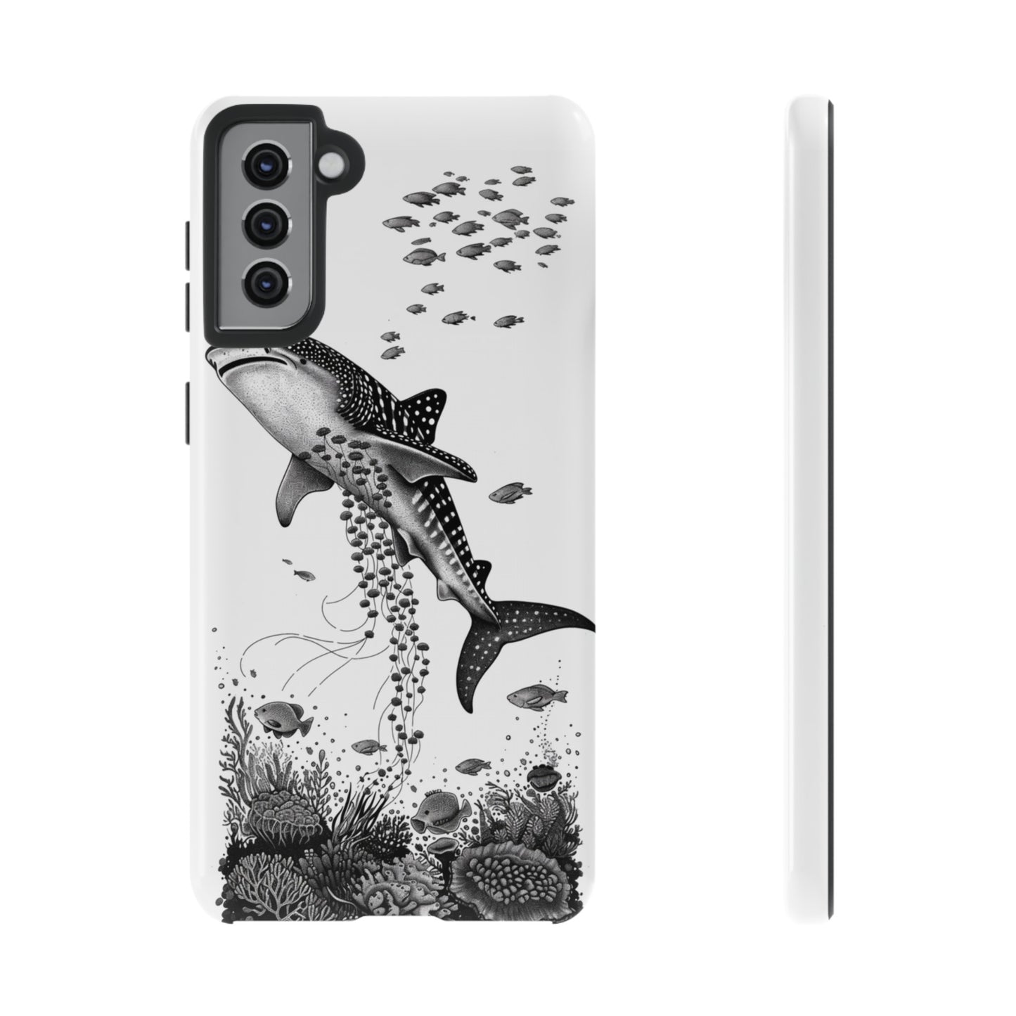 Whale Shark, Turtle, Manta Ray Phone Case