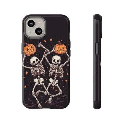 Dancing skeletons Halloween phone case for iPhone 15