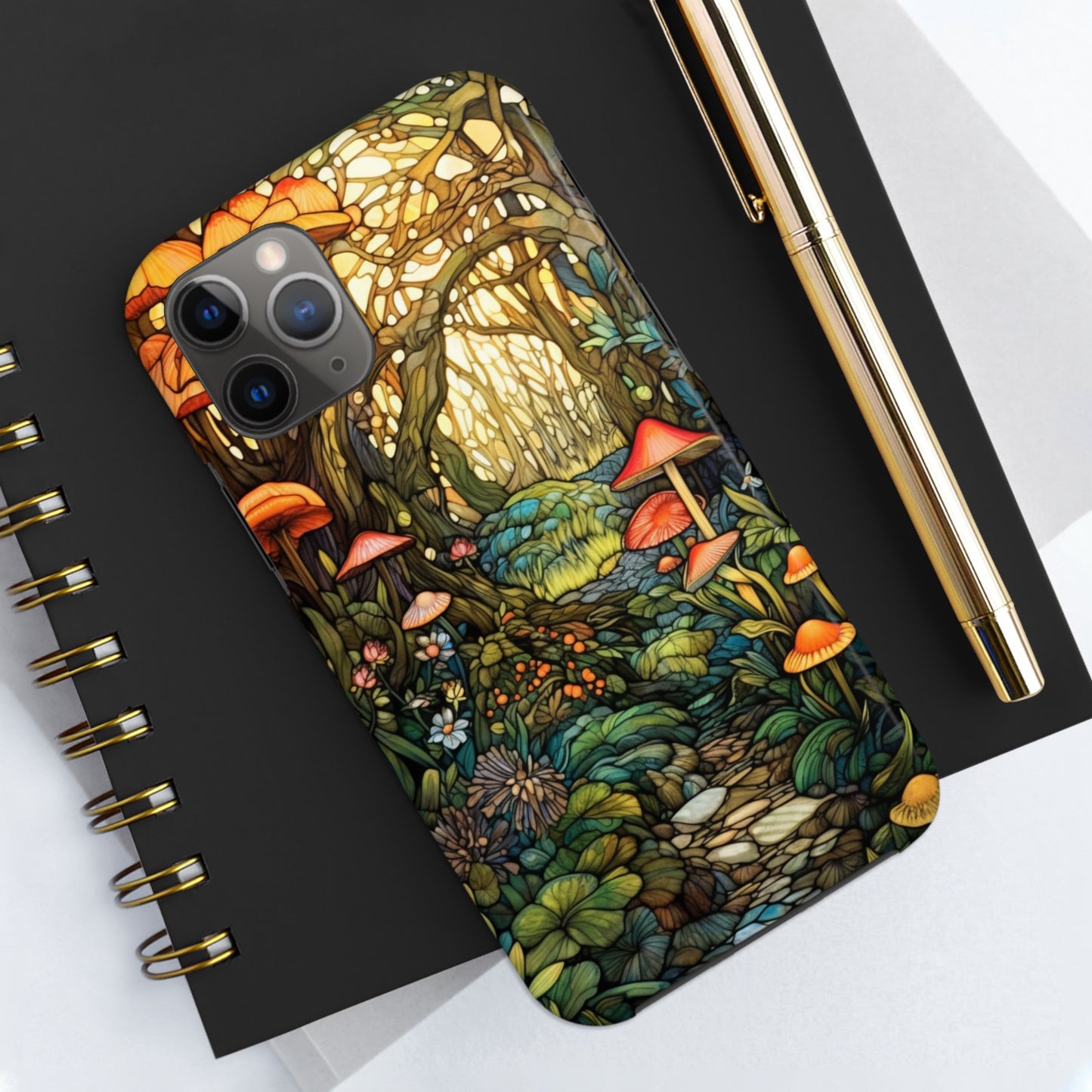 Magic Mushroom Boho Vibe iPhone Tough Case | Embrace the Enchantment of Nature with Durable Style