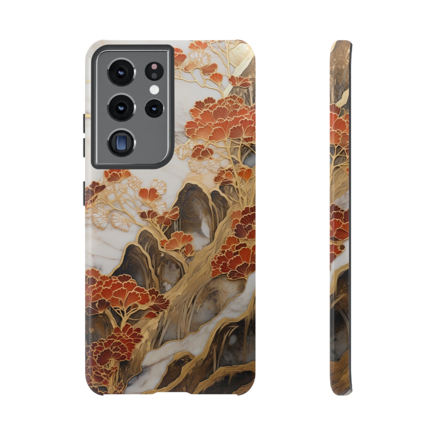 Chiyogami Floral Tough iPhone Case Galaxy S23 S22 S21 S20 Plus Ultra | Iphone 14 13 12 11 8 Pro Max Mini | Pixel 7 6 Pro 5 | Japanese Boho