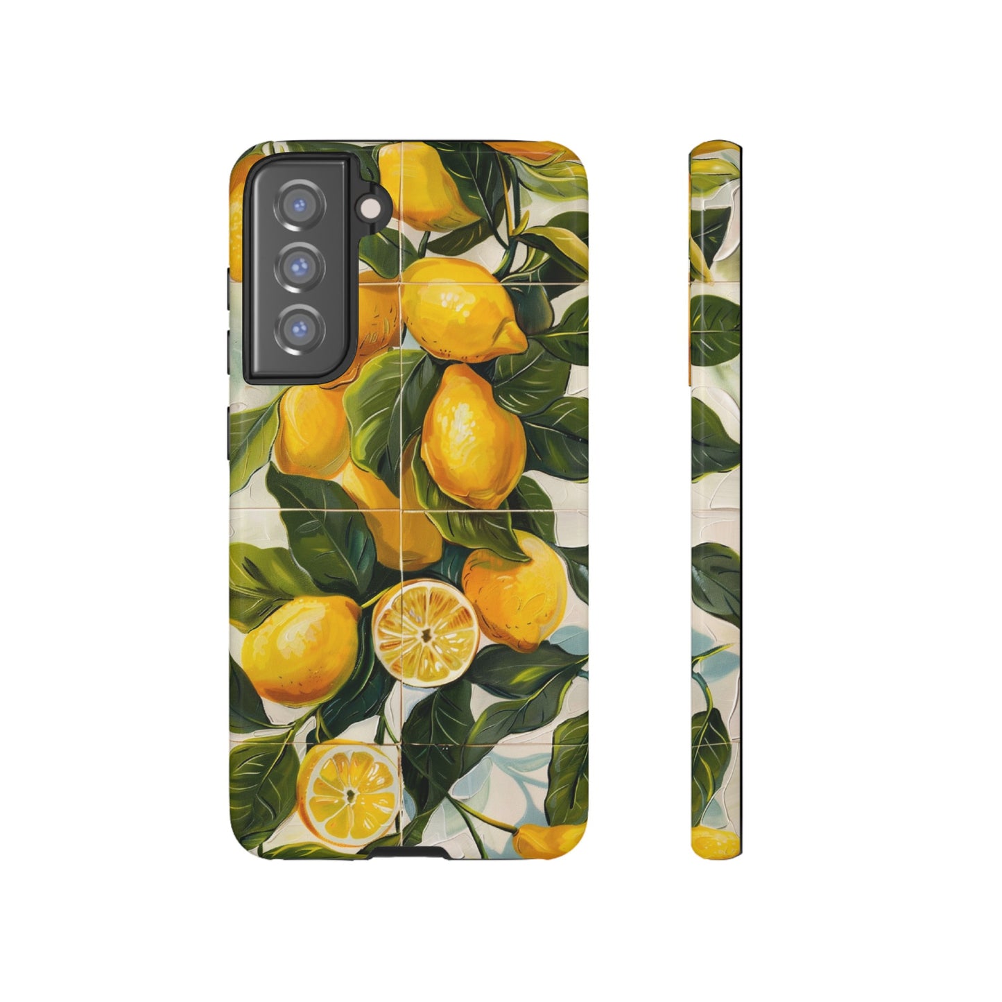 Mediterranean Lemon Italian Tile iPhone 14 Case