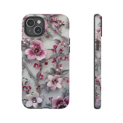 Coquette Aesthetic Floral Art iPhone 12 Case