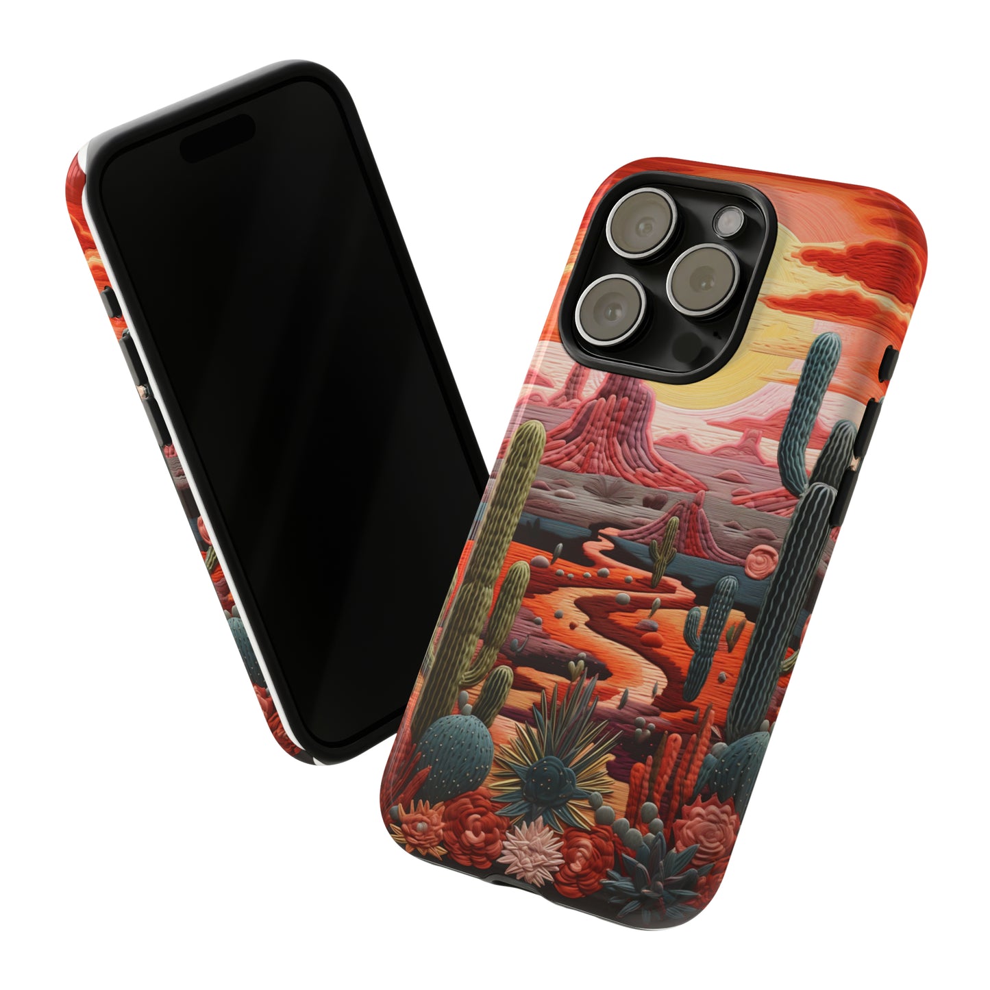 Cactus Desert Sunset Phone Case