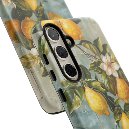 Mediterranean Lemon Tile Oil Painting iPhone 13 Case