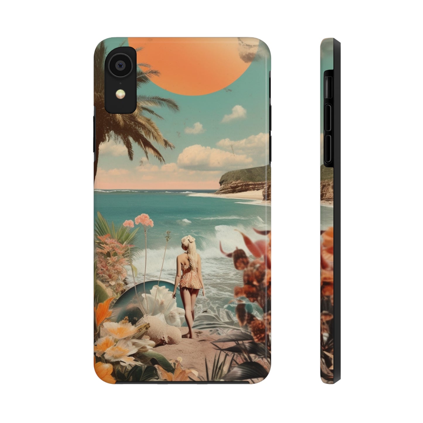 A Day at the Beach iPhone Tough Case | Embrace the Serenity of Coastal Living with Reliable Protection