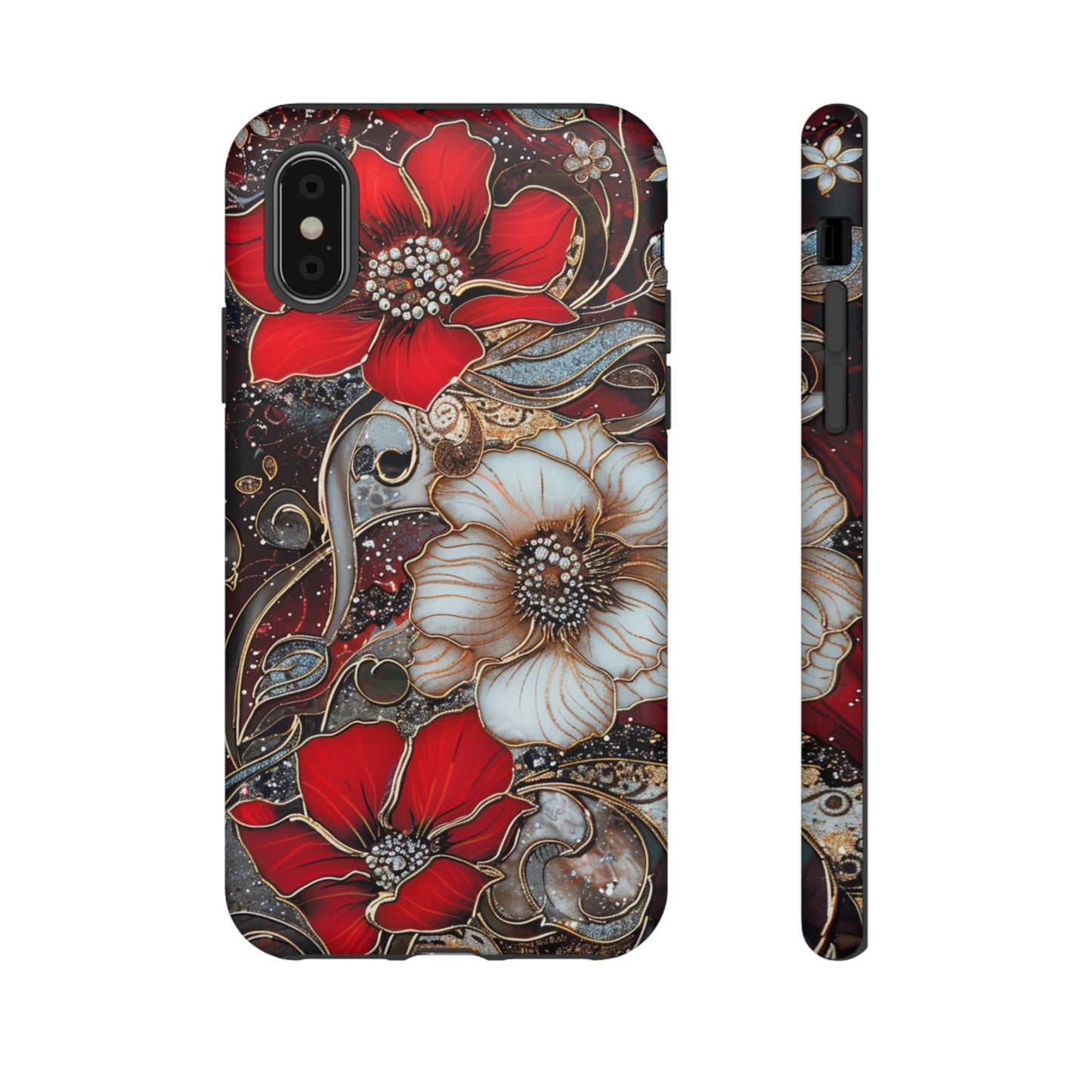 Stained Glass Floral Paisley Explosion Phone Case