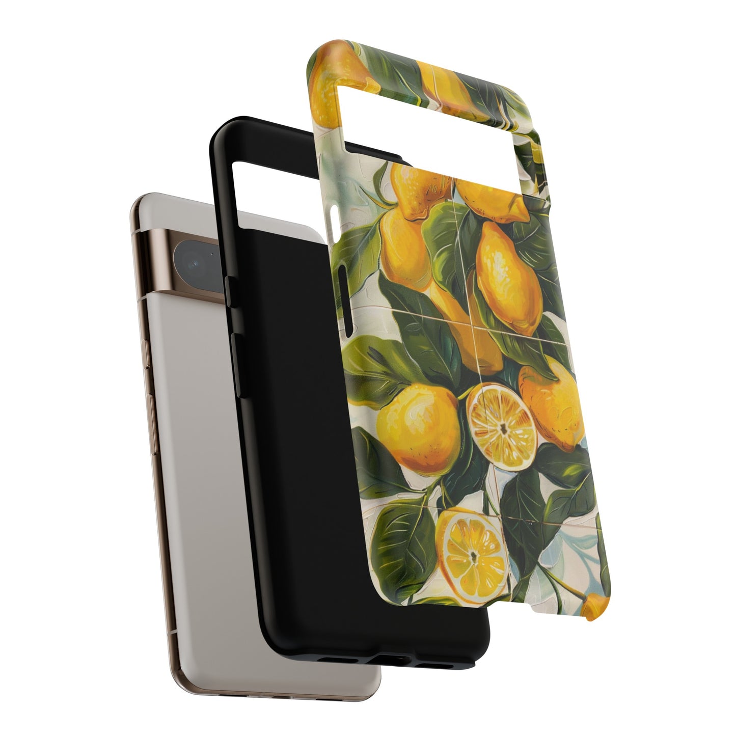 Mediterranean Lemon Italian Tile iPhone 14 Case