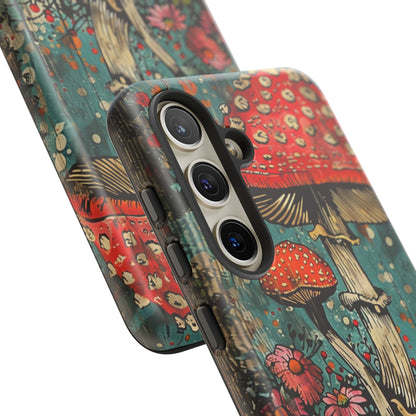 Trippy Magic Mushroom Retro Art Phone Case