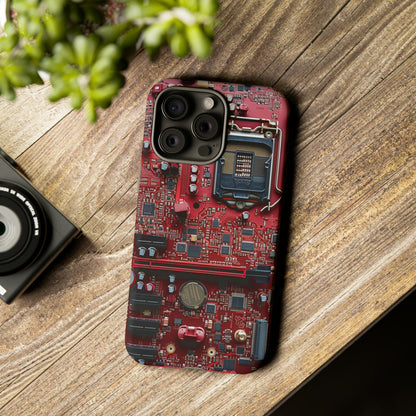 Open Circuit Naked Motherboard Technology Phone Case