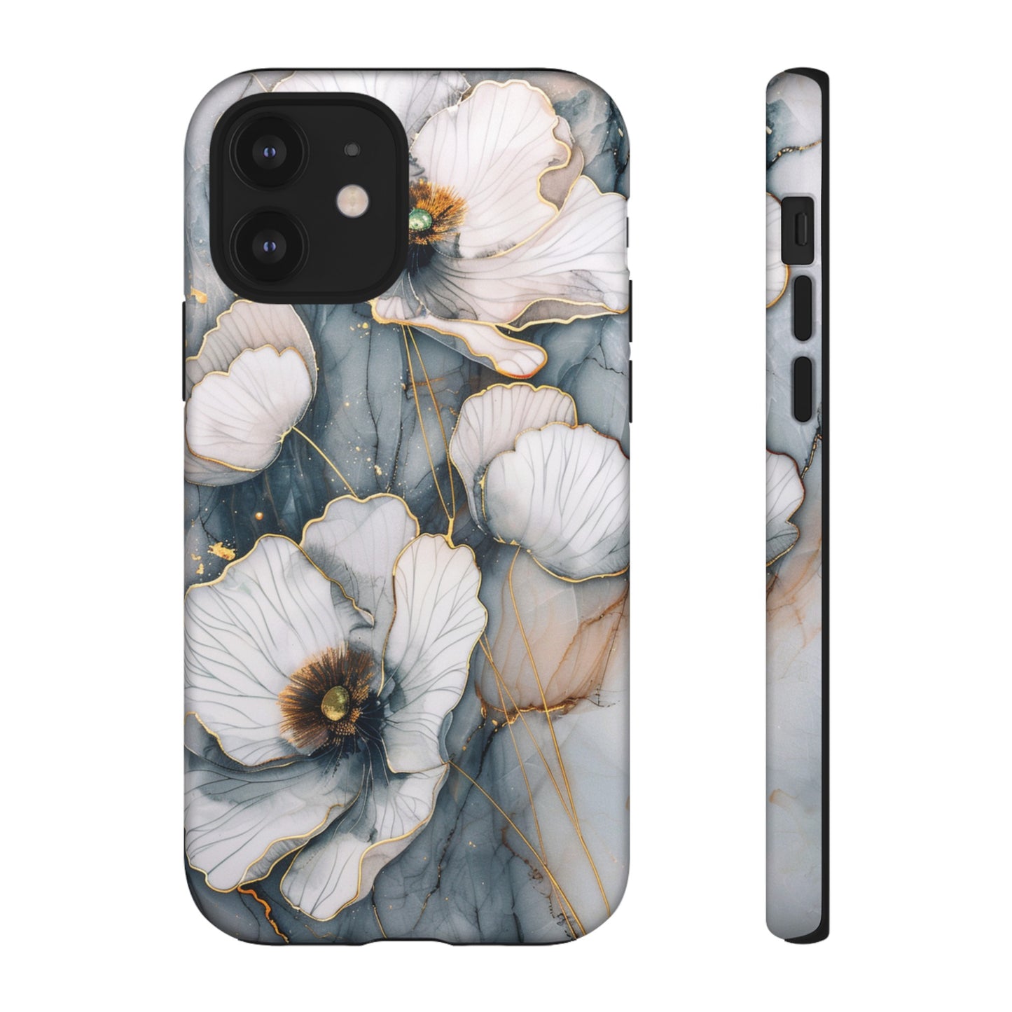 Watercolor flower phone case for iPhone 15