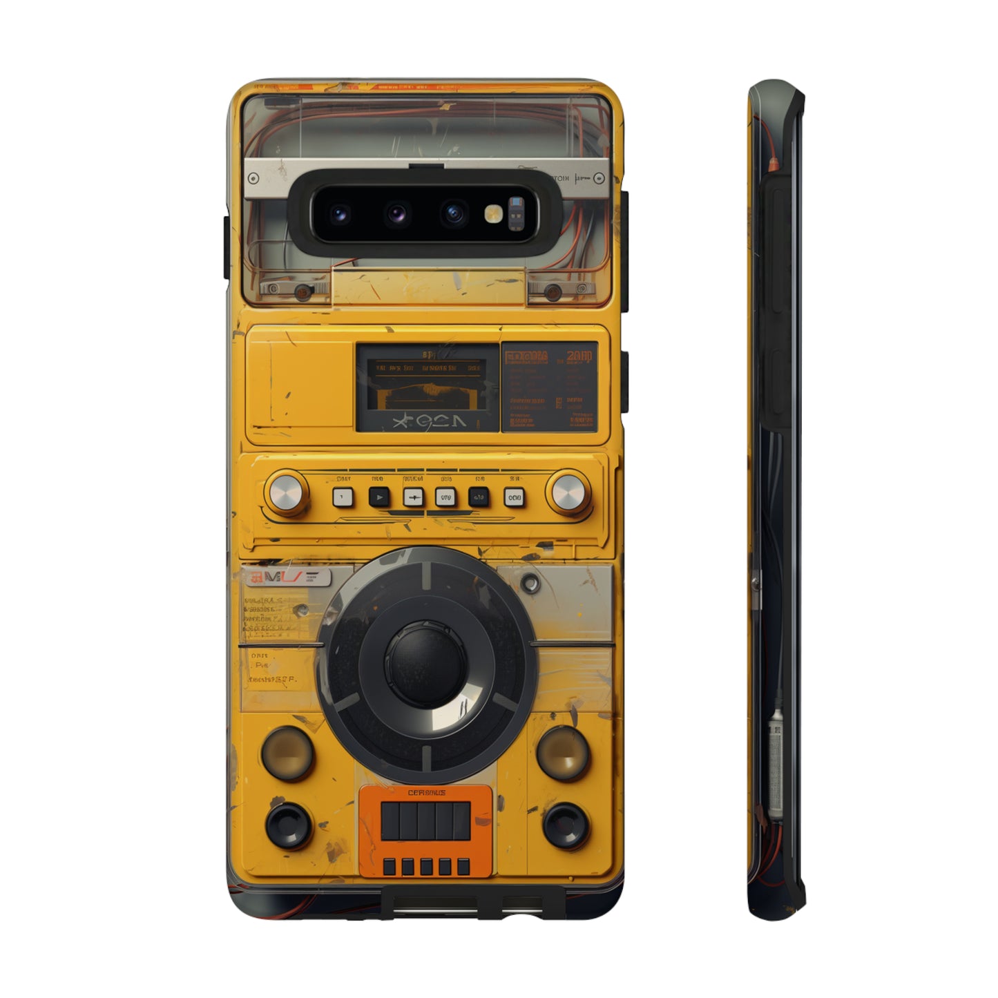 Cyberpunk Techno Gadget Walkman: Premium Phone Tough Case for iPhone, Samsung Galaxy, and Google Pixel