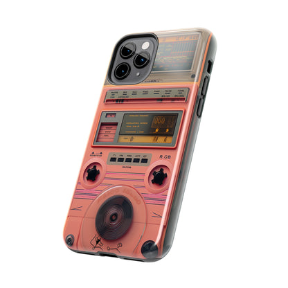 Cyberpunk Retro Walkman Nostalgia | Vintage Beats Revival iPhone Case