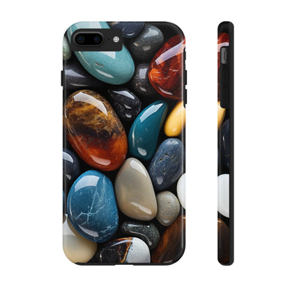 Glass Beach Rocks iPhone Case | Coastal Tranquility and Durable Protection
