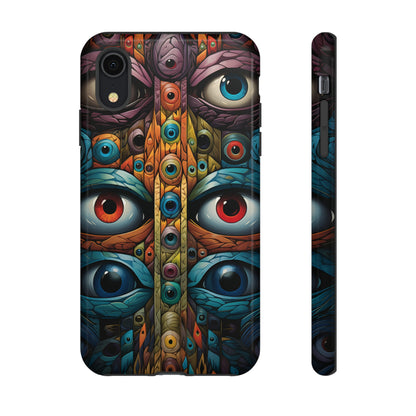 Artistic psychedelic phone case for Google Pixel 7