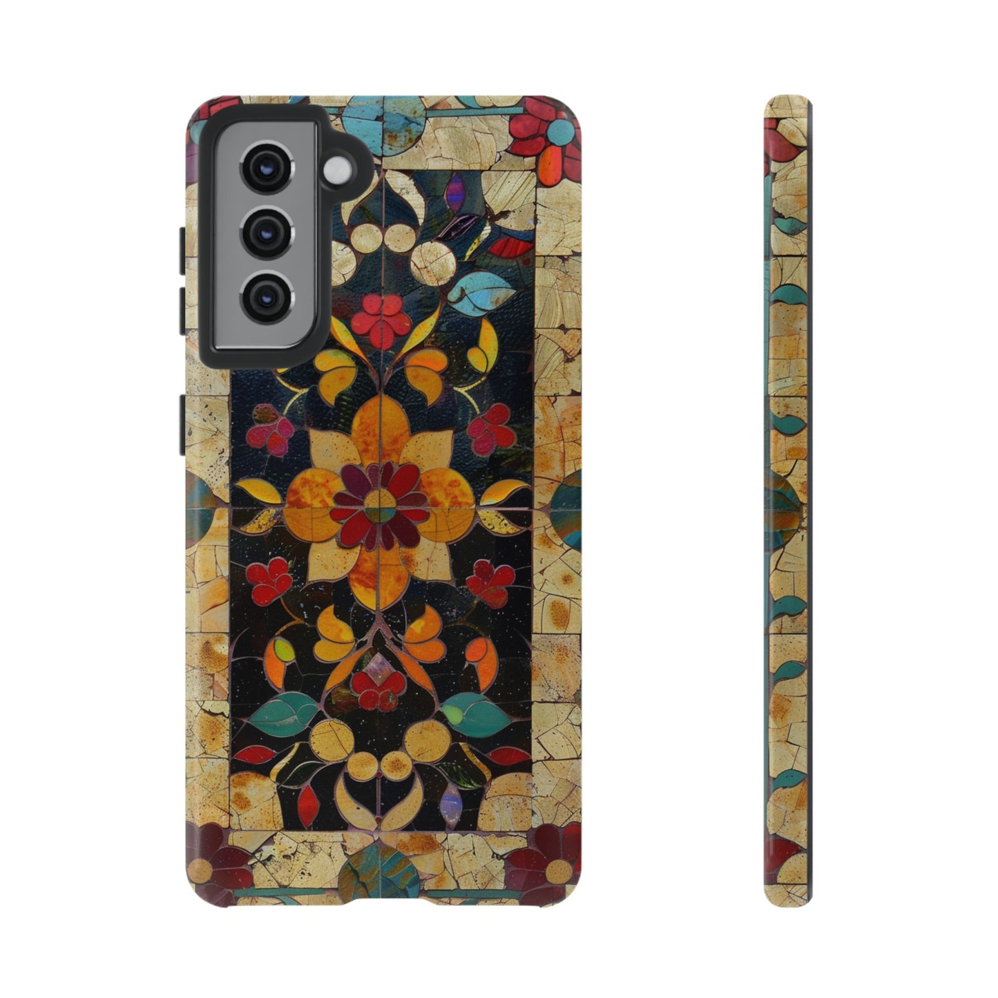 Azulejo Porcelain Vintage Tile Mediterranean Design Phone Case