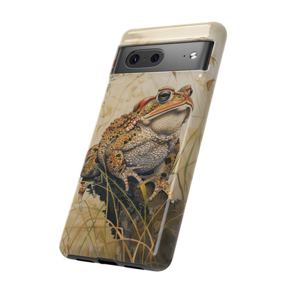 Toad on a Branch Japanese Style Art Painting Phone Case