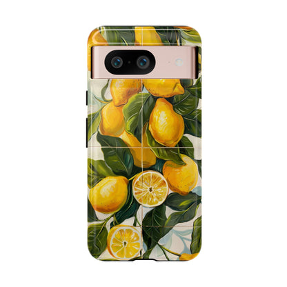 Mediterranean Lemon Italian Tile iPhone 14 Case