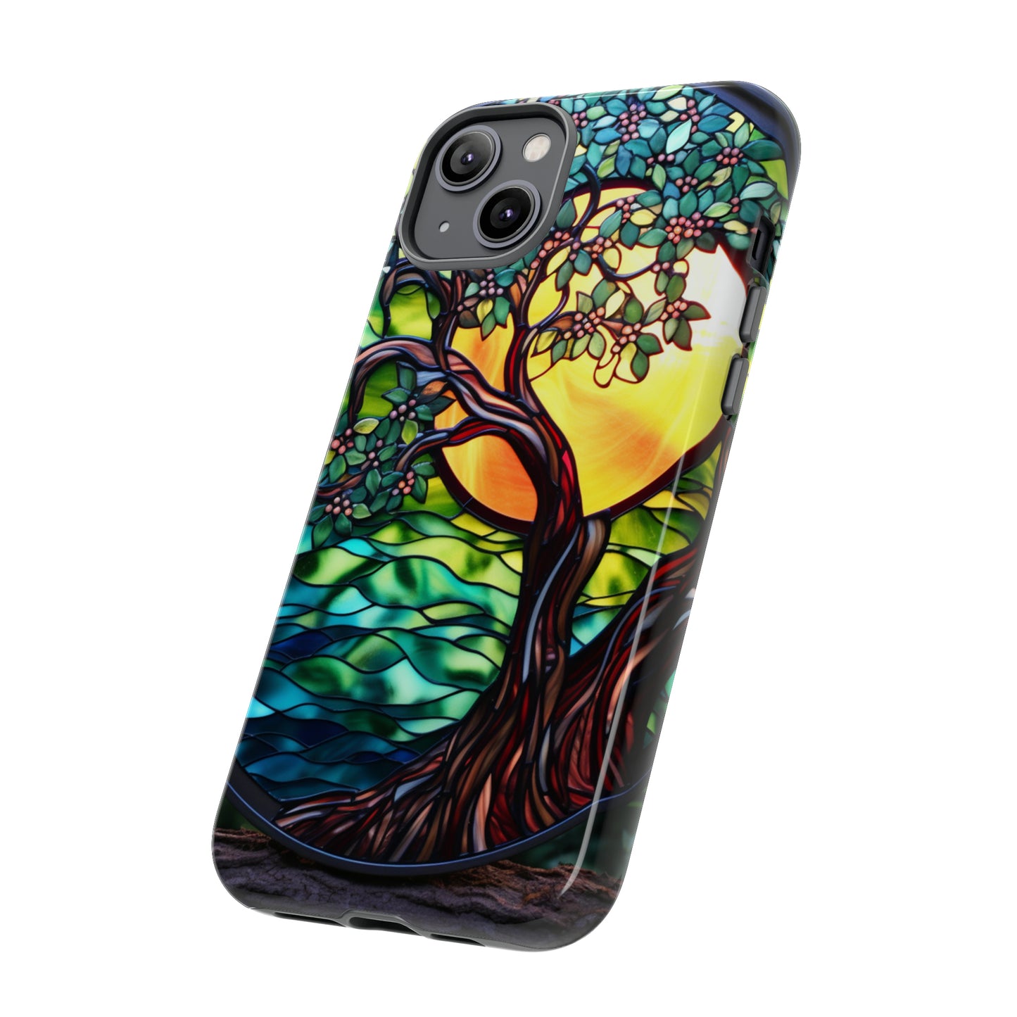 Mystical tree design phone case for iPhone 14 Pro Max