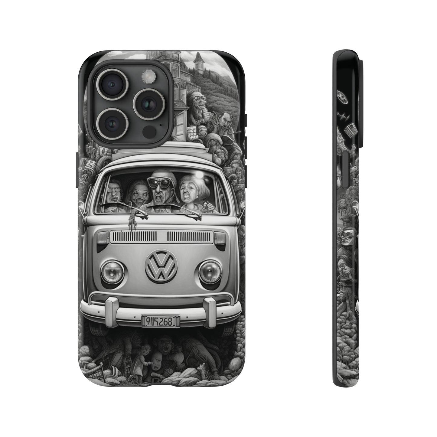 Vintage VW Camper Van iPhone Case