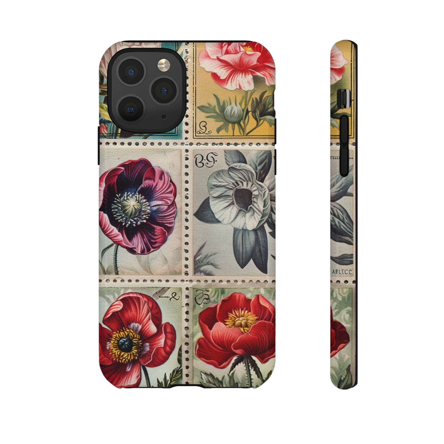 Vintage Floral Stamps Phone Case