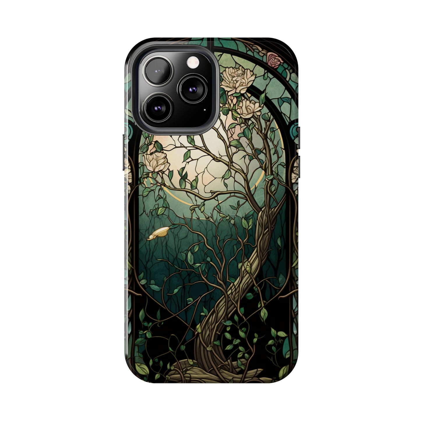 Nature-Inspired Stained Glass Case