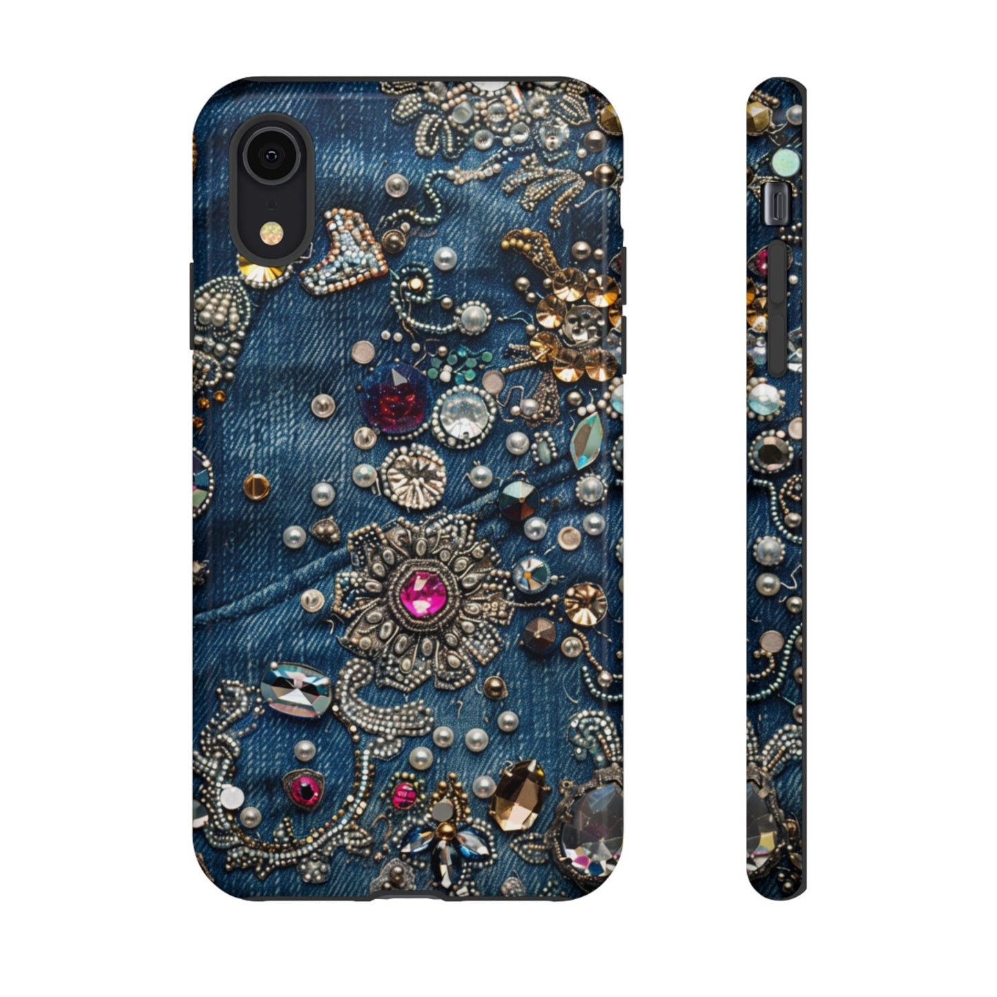 Blue Jean Queen Rhinestone Bling Phone Case