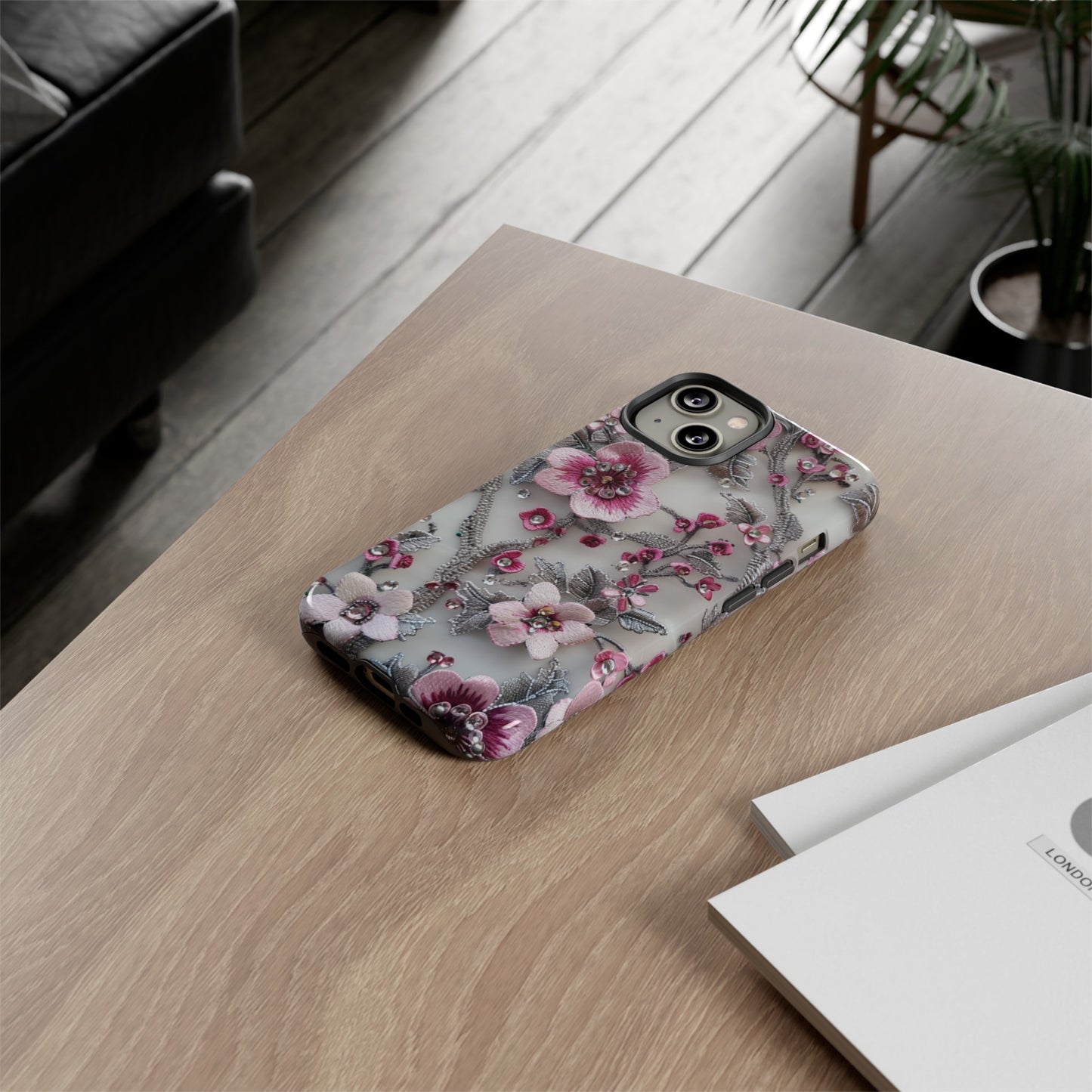 Coquette Aesthetic Floral Art iPhone 12 Case