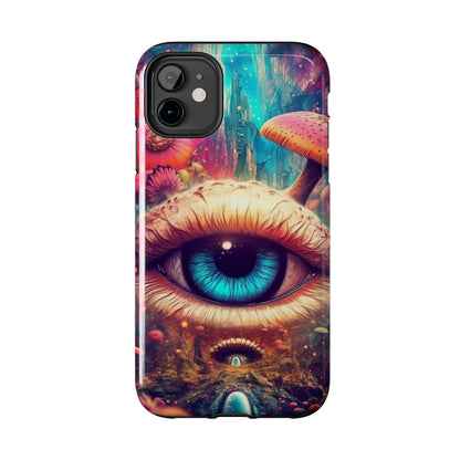 Eye of the Mushroom Psychedelic Art iPhone Case | Embrace the Trippy Enigma