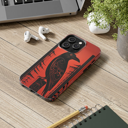 Mystic Totem: Northwest Native American Tribal Raven | Cultural Heritage iPhone Case