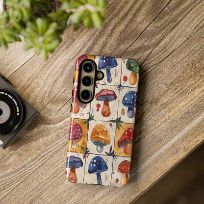 Trippy Magic Mushroom Toadstools Phone Case