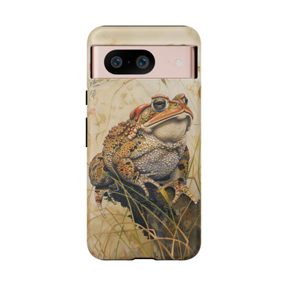 Toad on a Branch Japanese Style Art Painting Phone Case