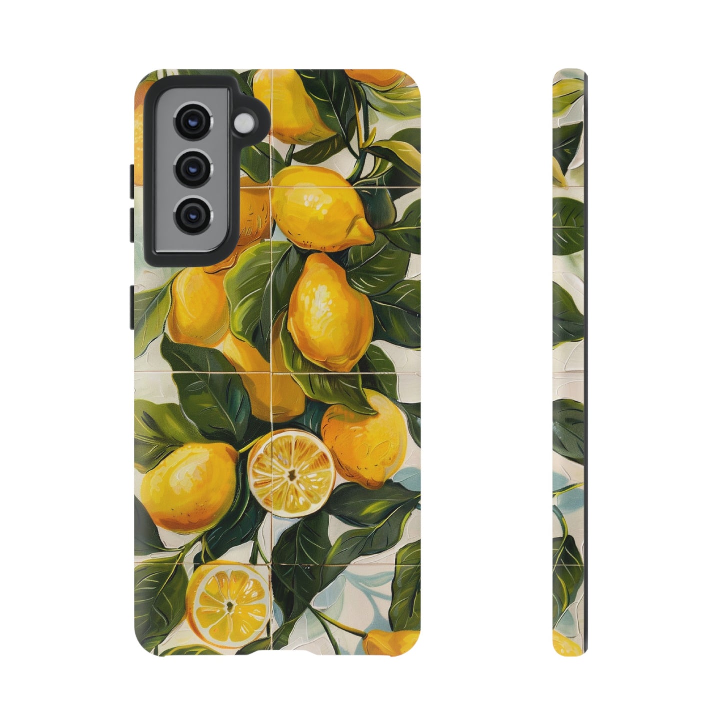 Mediterranean Lemon Italian Tile iPhone 14 Case