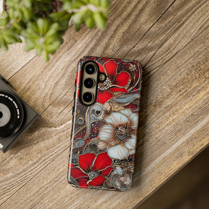 Stained Glass Floral Paisley Explosion Phone Case