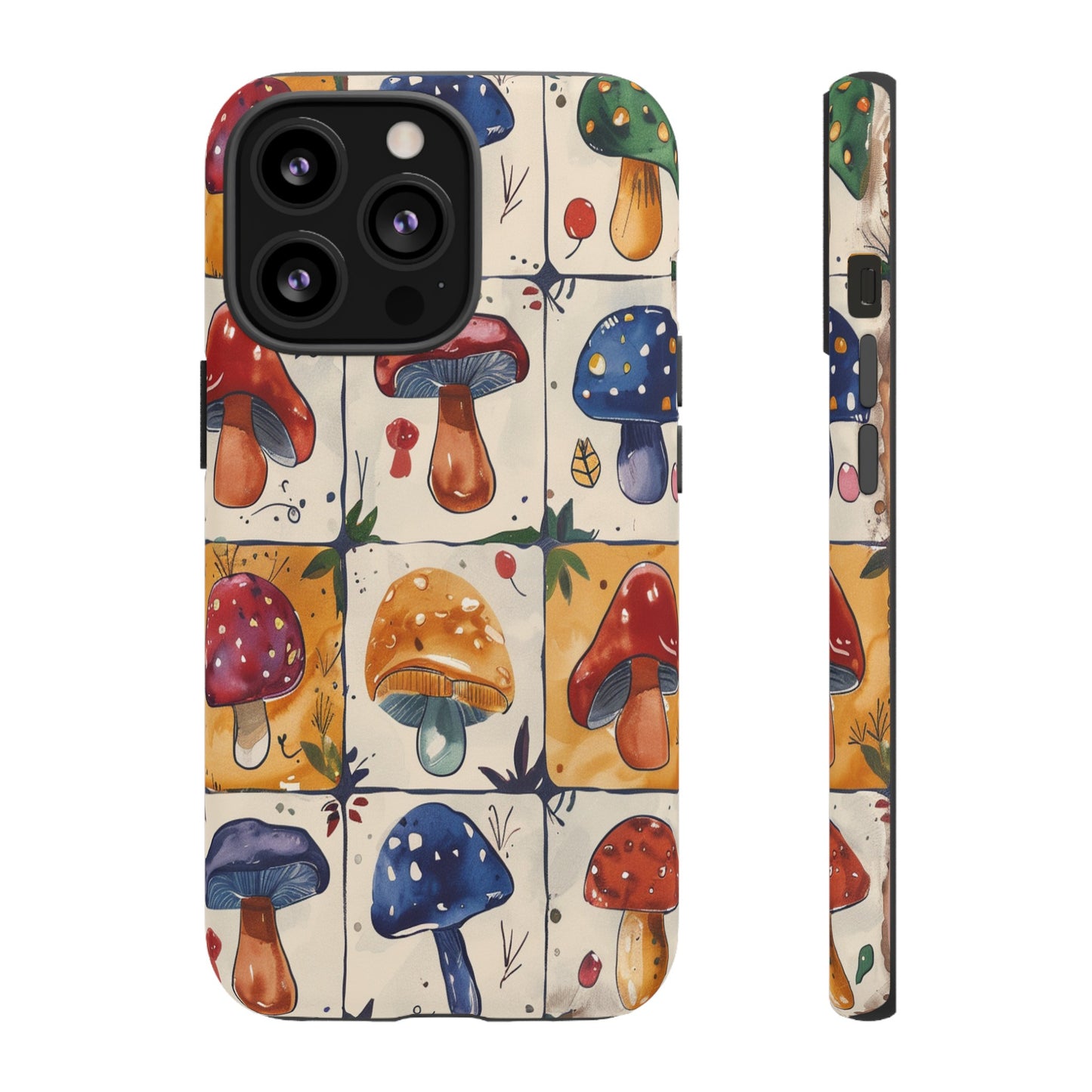 Trippy Magic Mushroom Toadstools Phone Case