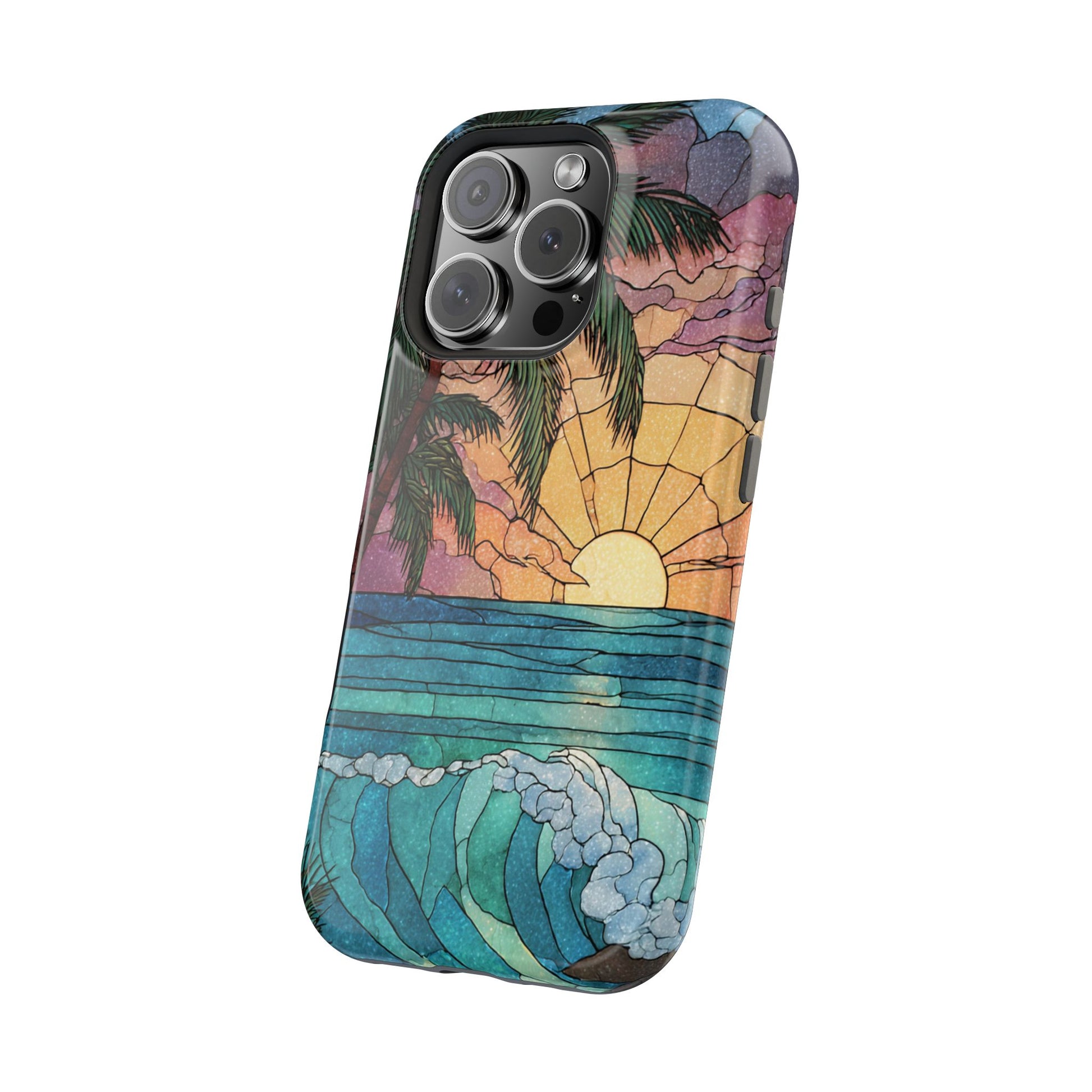  tropical sunset phone case