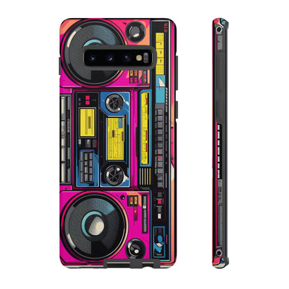 Boombox Hip Hop Music iPhone Case | Embrace Retro Vibes with Urban Beats for Google Pixel, iPhone, and Samsung Cases