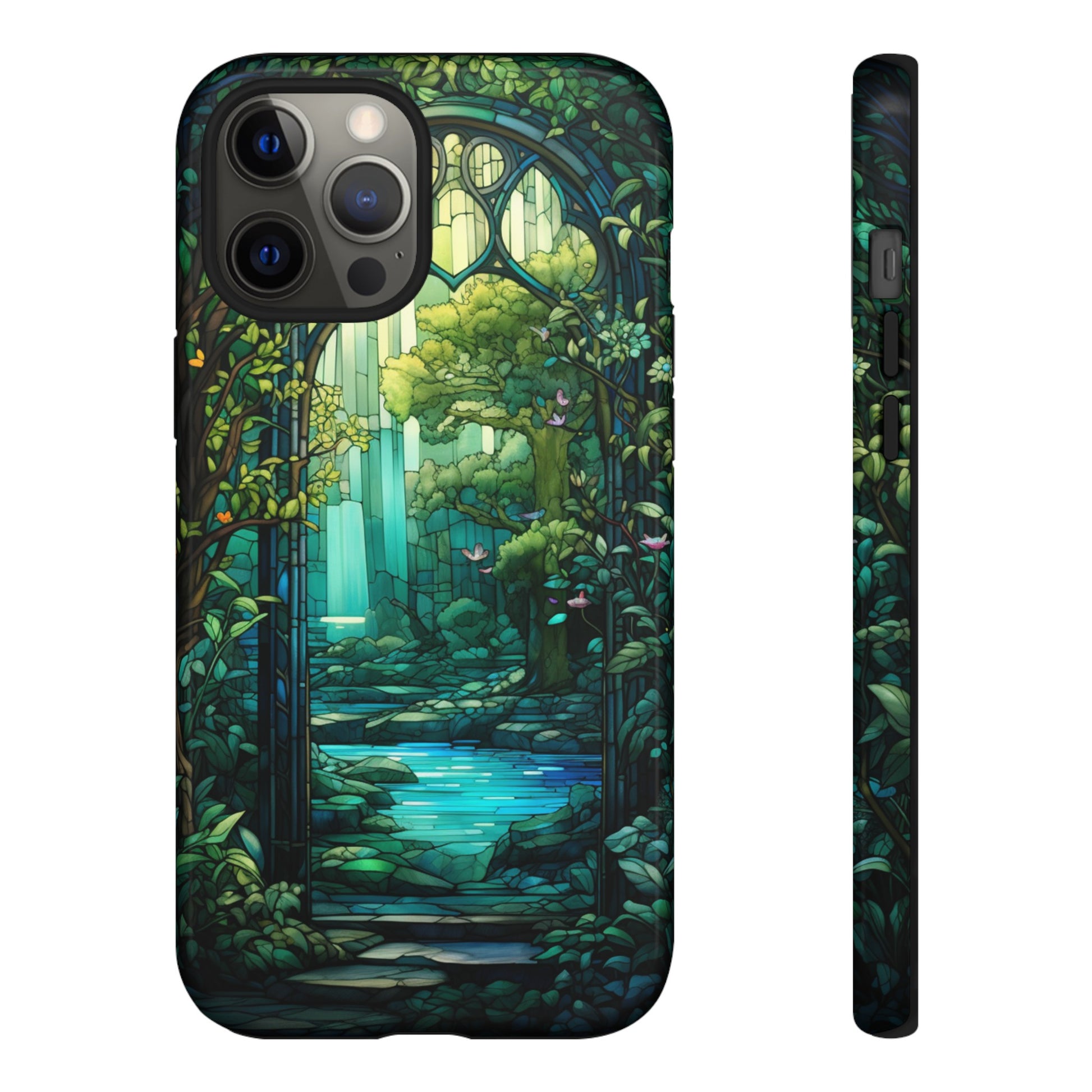 Decorative stained glass cover for iPhone 12