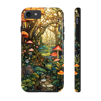 Magic Mushroom Boho Vibe iPhone Tough Case | Embrace the Enchantment of Nature with Durable Style