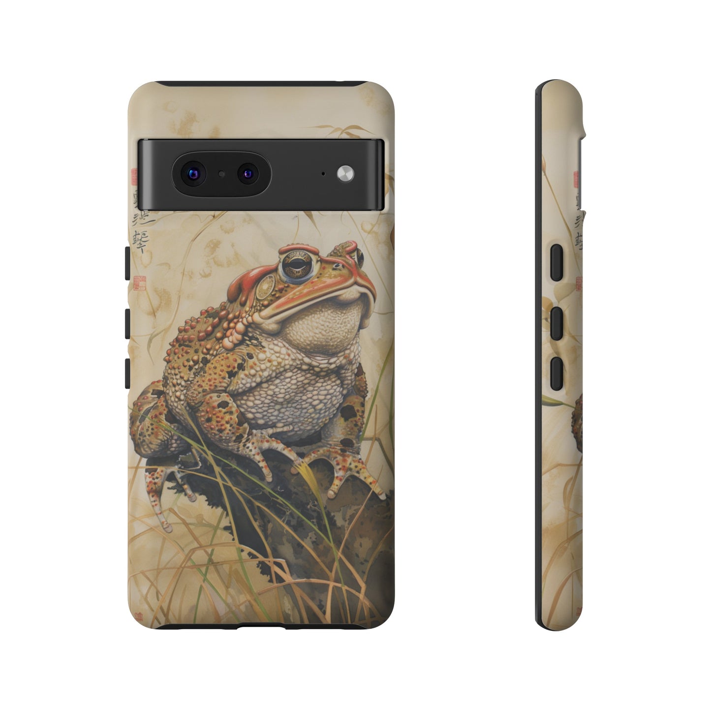 Toad on a Branch Japanese Style Art Painting Phone Case