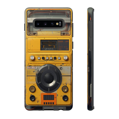 Cyberpunk Techno Gadget Walkman: Premium Phone Tough Case for iPhone, Samsung Galaxy, and Google Pixel