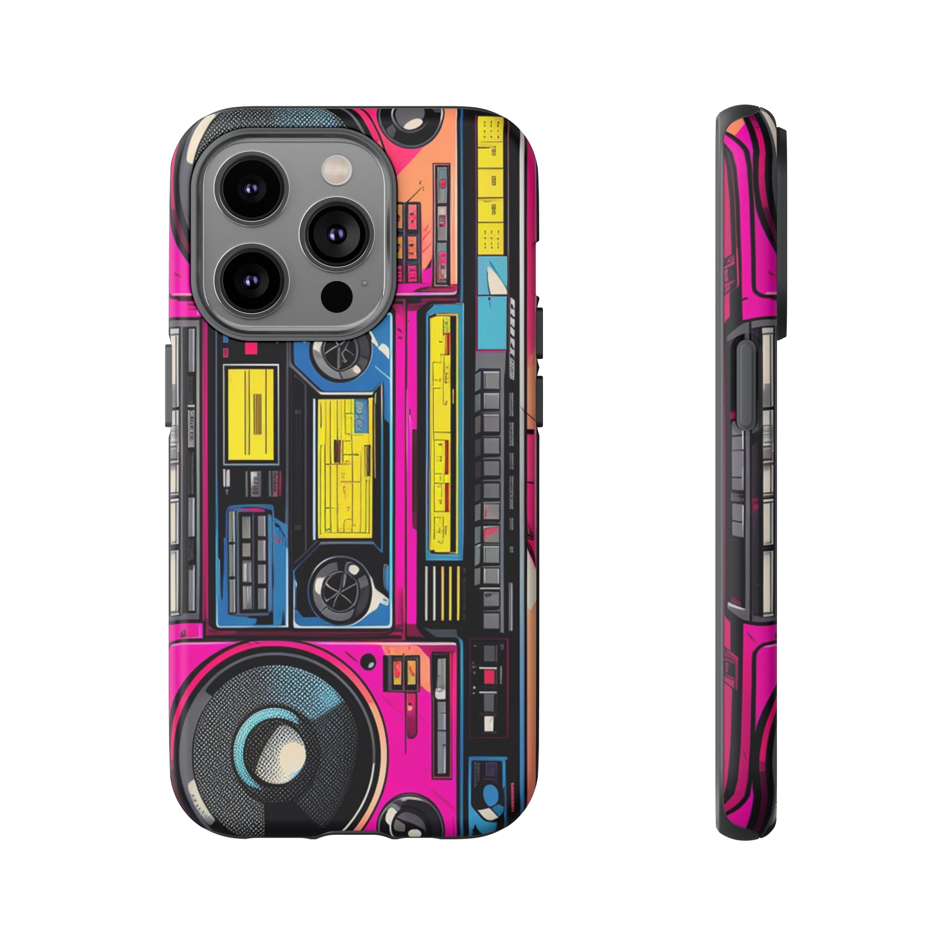 Boombox Hip Hop Music iPhone Case