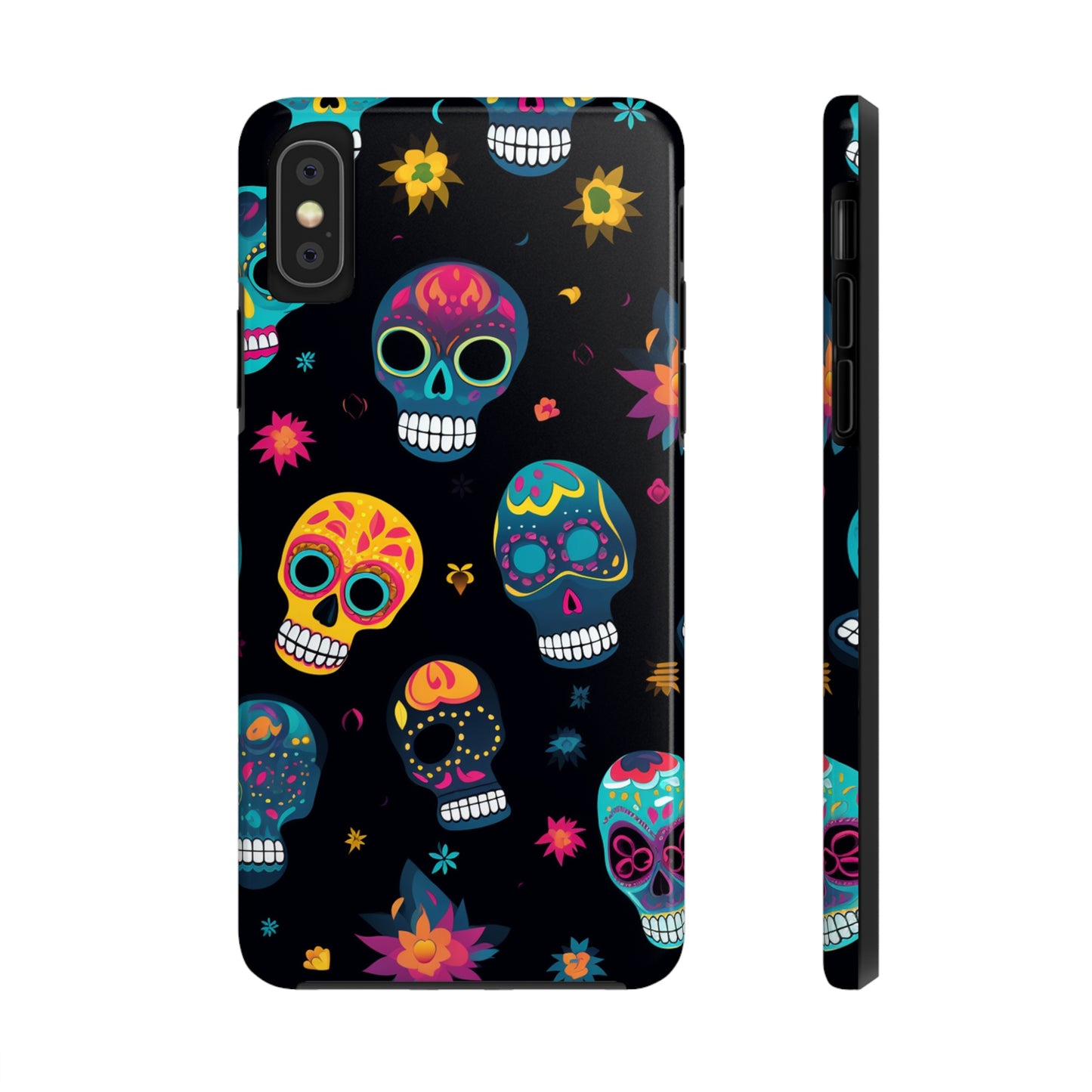 Sugar Skull iPhone Case | Day of the Dead Elegance for Apple iPhone Models