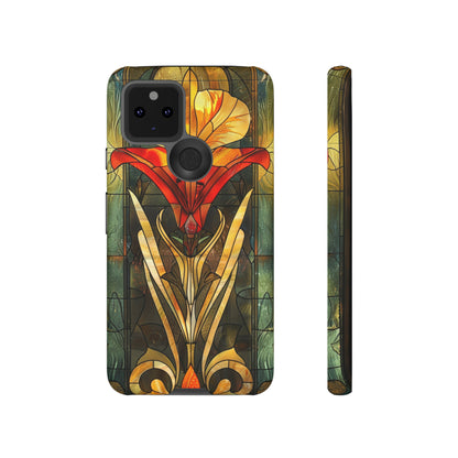 Art Deco Stained Glass floral Phone Case