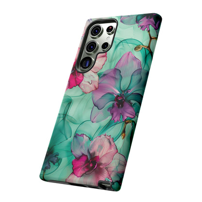 Watercolor Floral Orchids Phone Case