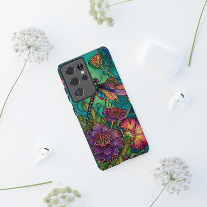 Art Nouveau Dragonfly - A Timeless Symbol of Elegance for Google Pixel, iPhone, and Samsung Cases