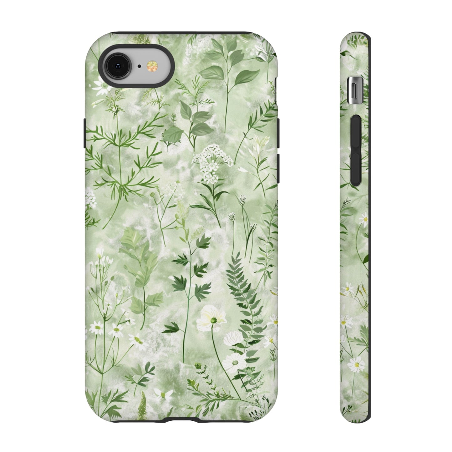 Floral Sage Green Wildflower Phone Case