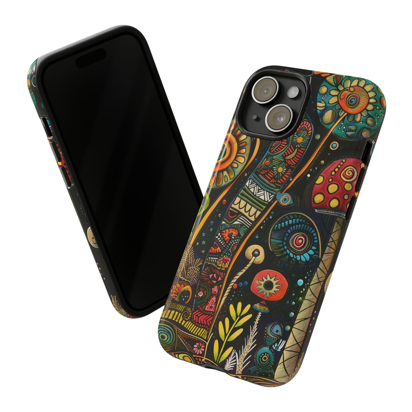 Psychedelic Floral Pattern Phone Case